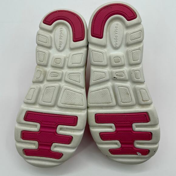 STRIDE RITE Made 2 Play Phibian Girls Water Shoes Pink Elastic Closure M2P - Picture 9 of 9